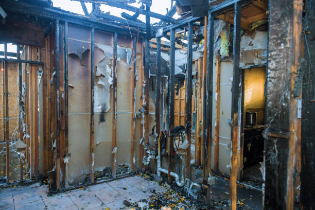 Professional Fire Damage Assessment technician working in Baltimore, OH